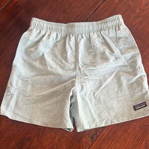 Patagonia youth Mint Green Elastic Waist Shorts